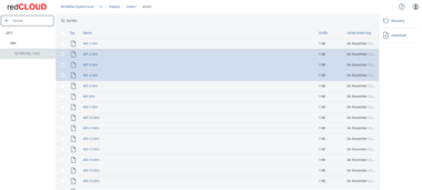 Cloud-Backup, File Recovery