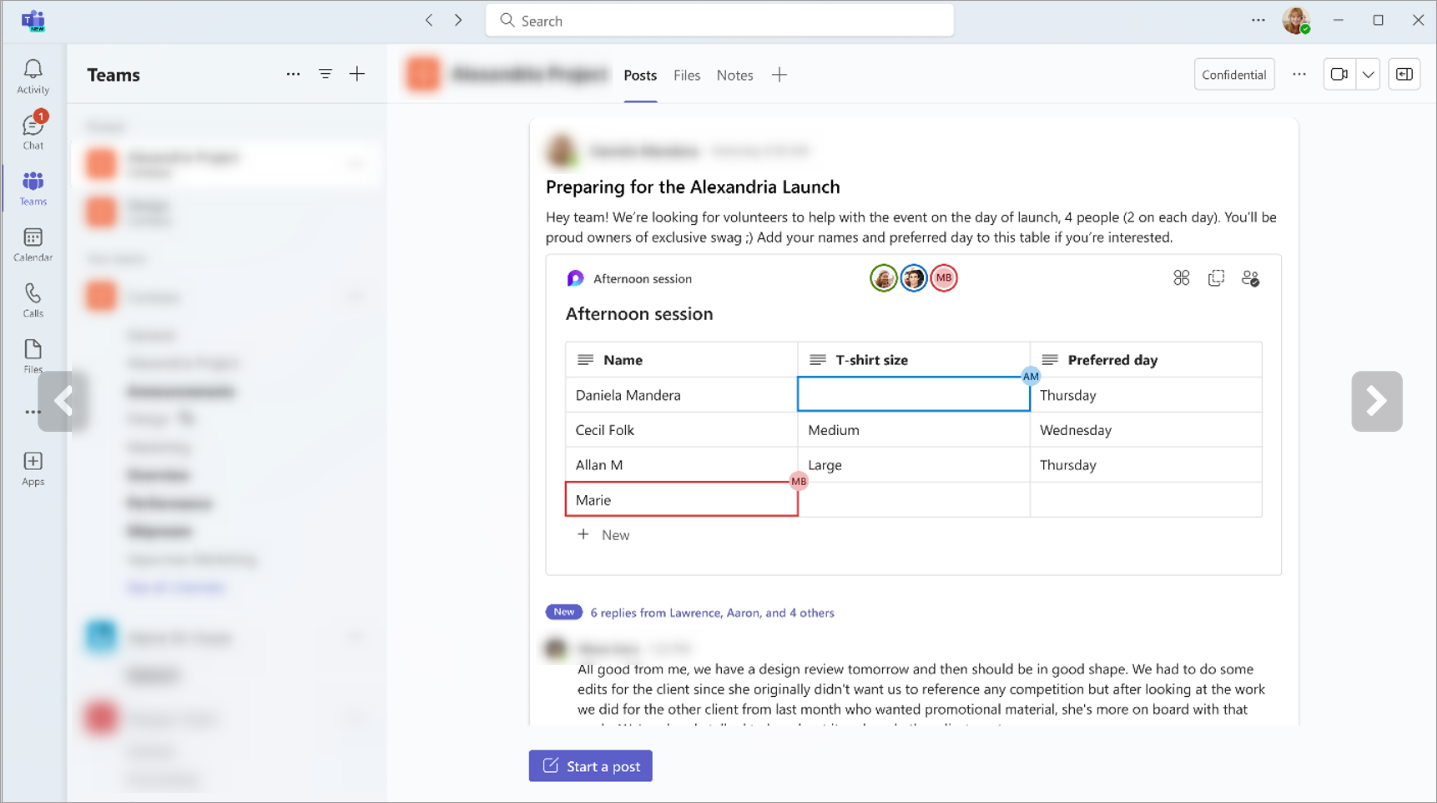 new features in Microsoft Teams, what's new in teams, loop component