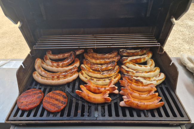 Mitarbeitergrillen, Grill, Mitarbeiterevent, Teamwork