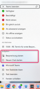 Microsoft Teams JumpList
