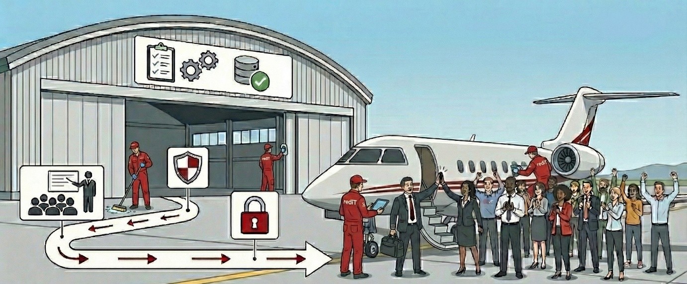 Microsoft 365 Copilot, Grafik Vorgehen für einen erfolgreichen Flug